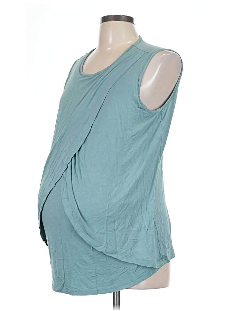 Pre-owned Kindred Bravely Sleeveless Blouse In Teal