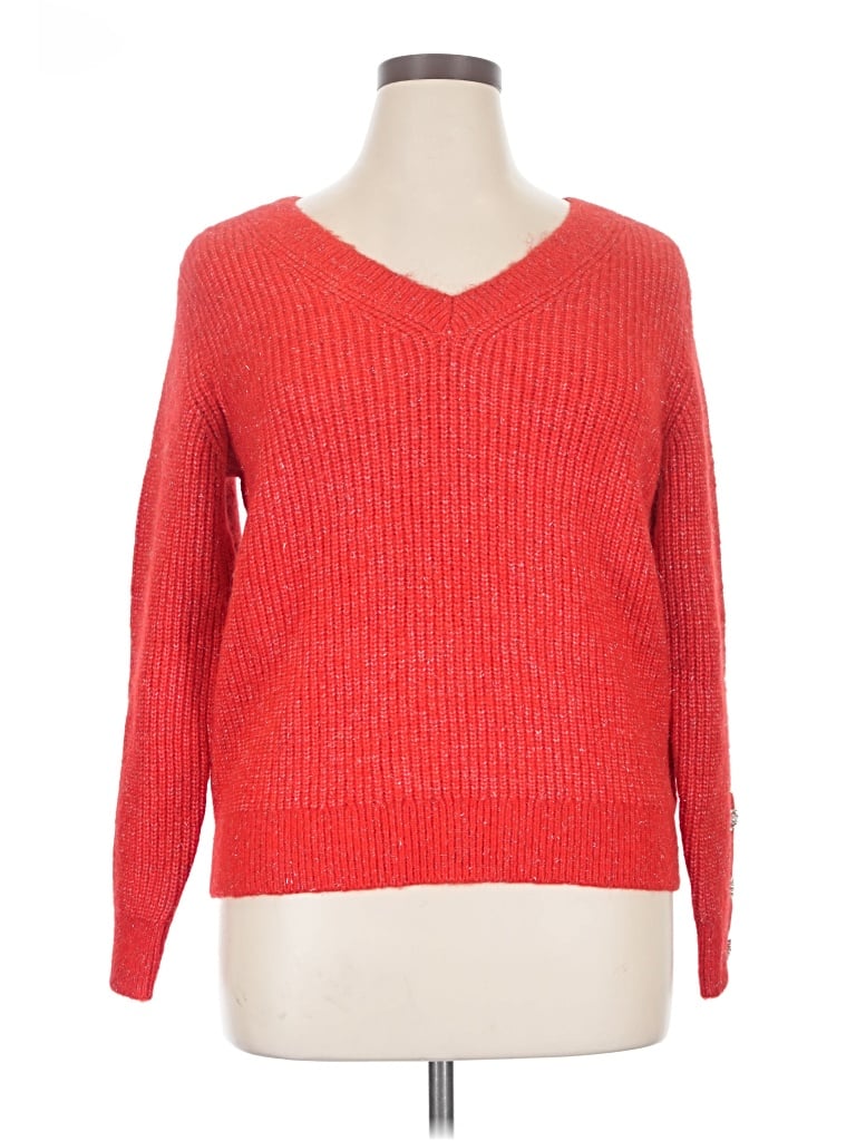 Pre-owned On 34th Pullover Sweater In Red