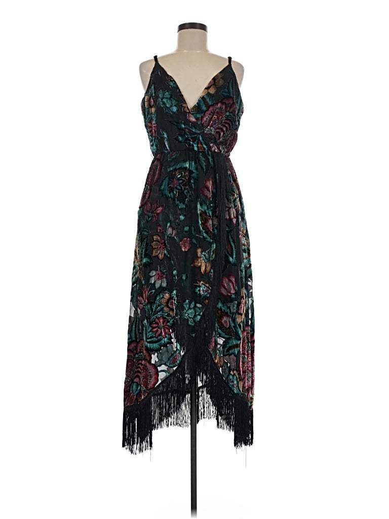 Pre-owned Boston Proper Cocktail Dress In Teal