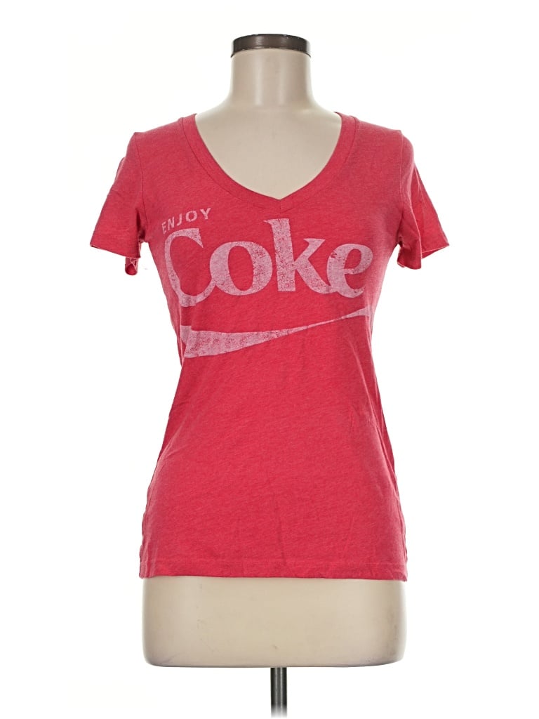 Pre-owned Coca-cola Short Sleeve T-shirt In Red