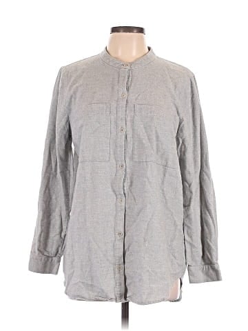 Eileen Fisher Long Sleeve Button-Down Shirt (view 1)