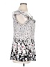 DressBarn 100% Polyester Silver Sleeveless Blouse Size 1X - photo 4
