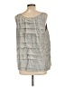 Eileen Fisher Gray Sleeveless Blouse Size L - photo 2