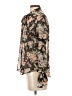 Forever 21 Floral Brown Long Sleeve Blouse Size S - photo 5