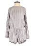 Cloth & Stone Stripes Red Gray Romper Size XS - photo 1