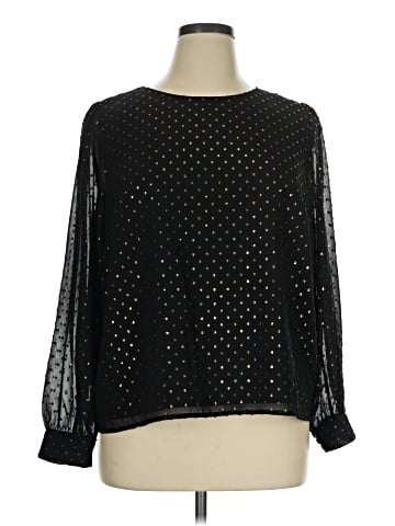 J.Crew Factory Store Long Sleeve Blouse (view 1)