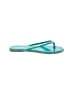 Bebe Teal Flip Flops Size 8 - photo 1