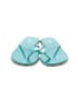 Bebe Teal Flip Flops Size 8 - photo 2