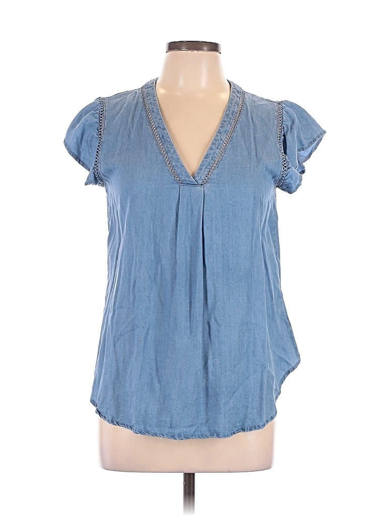 Pre-owned Blu Pepper Short Sleeve T-shirt In Blue
