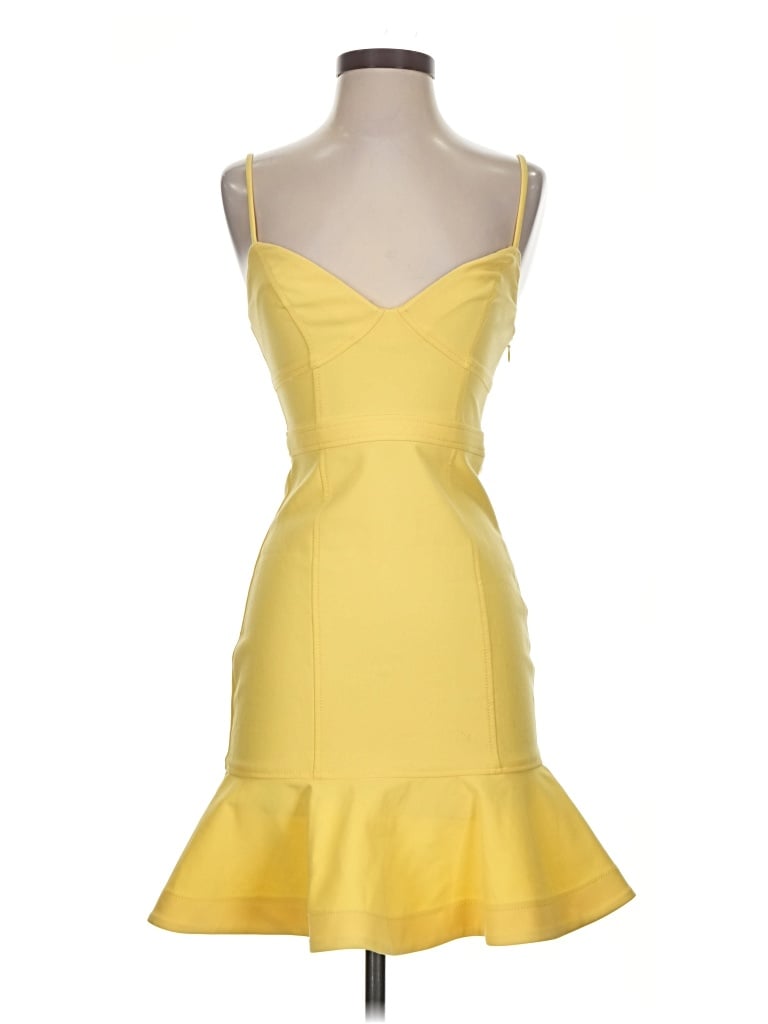 Pre-owned Likely Cocktail Dress In Yellow