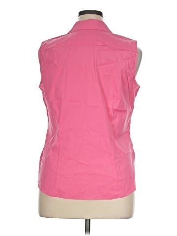 Charter Club Sleeveless Button-Down Shirt (view 2)