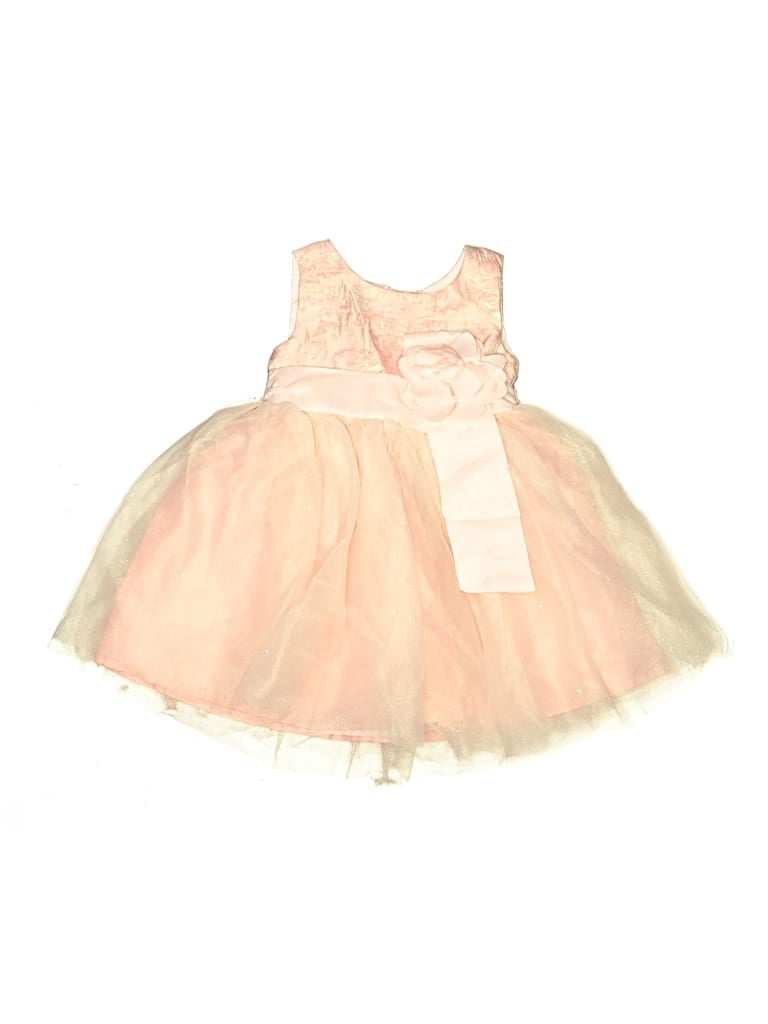 Pre-owned Blueberi Boulevard Babies' Dress In Pink