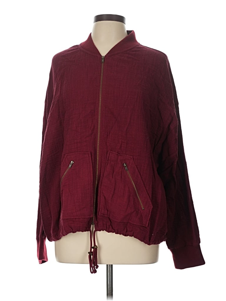 Pre-owned Matilda Jane Cardigan Sweater In Burgundy