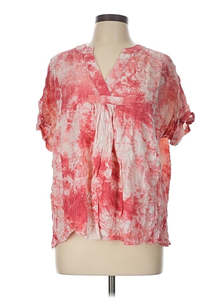 Pre-owned Easel Short Sleeve T-shirt In Pink