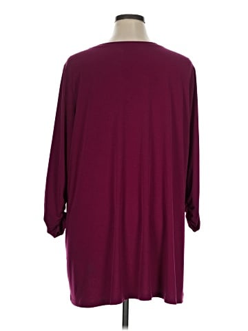 Susan Graver 3/4 Sleeve T-Shirt (view 2)
