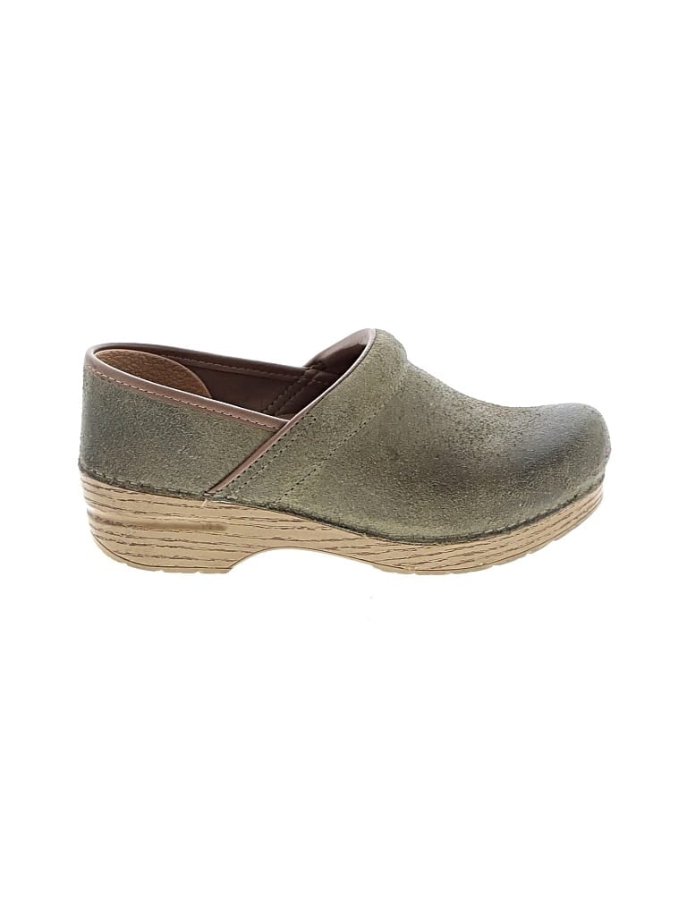 Pre-owned Dansko Mule/clog In Green