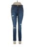 Express Jeans 100% Spandex Hearts Blue Jeans Size 10 - photo 1