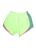 Nike 100% Polyester Color Block Green Athletic Shorts Size XS (kids) - photo 2
