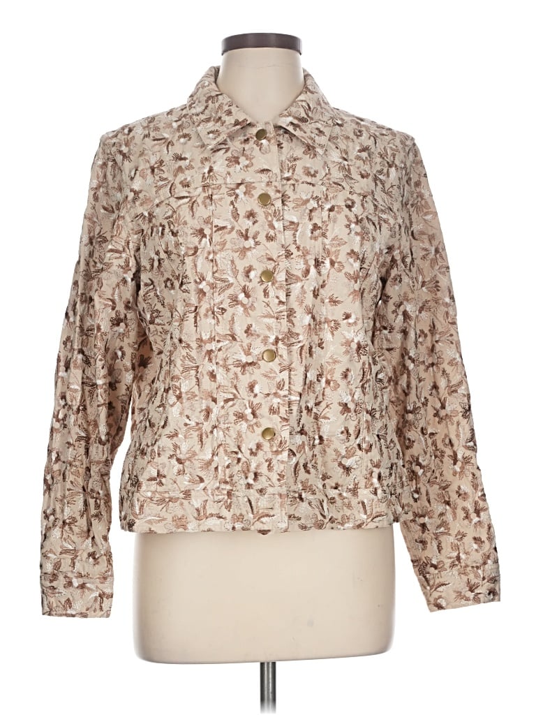 Pre-owned Coldwater Creek Jacket In Ivory