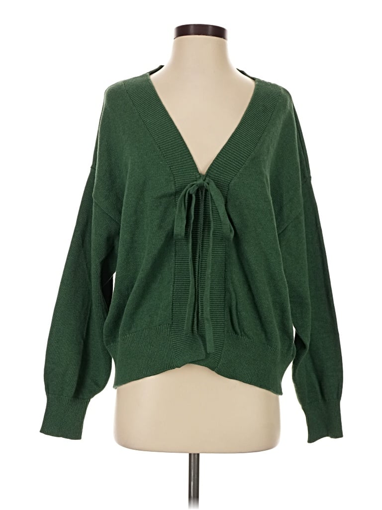 Fp Beach Cardigan Sweater In Green
