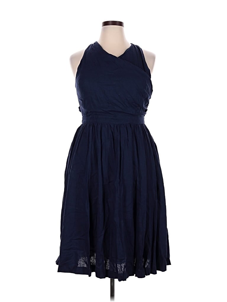 Pre-owned Modcloth Casual Dress In Blue