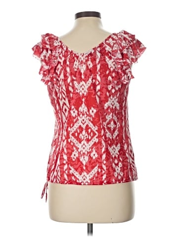 INC International Concepts Short Sleeve Blouse (view 2)