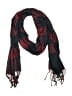 Unbranded Houndstooth Burgundy Scarf One size - photo 1