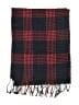 Unbranded Houndstooth Burgundy Scarf One size - photo 2