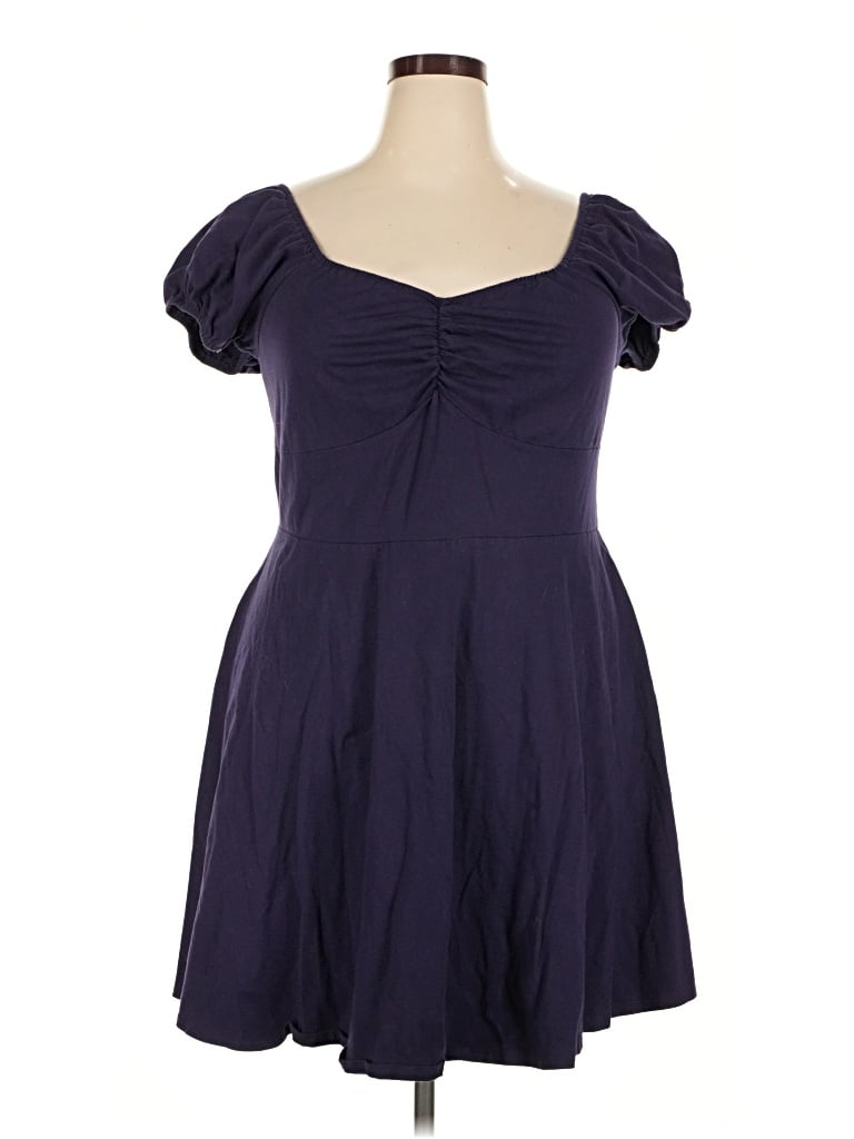 Pre-owned Modcloth Casual Dress In Purple