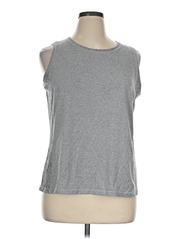 Weekends by Chico's Sleeveless T-Shirt (view 1)