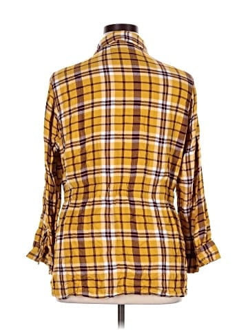 Lane Bryant 3/4 Sleeve Button-Down Shirt (view 2)