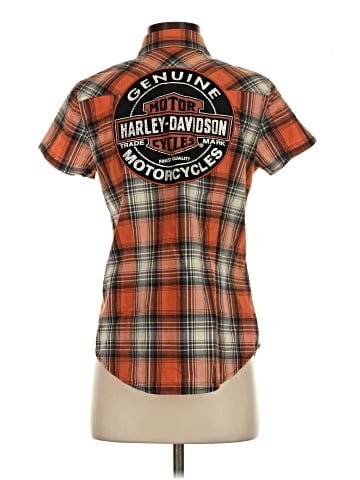Harley Davidson Short Sleeve Button-Down Shirt (view 2)