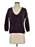 Express 100% Polyester Tweed Purple Pullover Sweater Size XS - photo 1