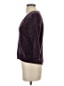 Express 100% Polyester Tweed Purple Pullover Sweater Size XS - photo 5