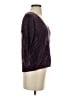 Express 100% Polyester Tweed Purple Pullover Sweater Size XS - photo 4