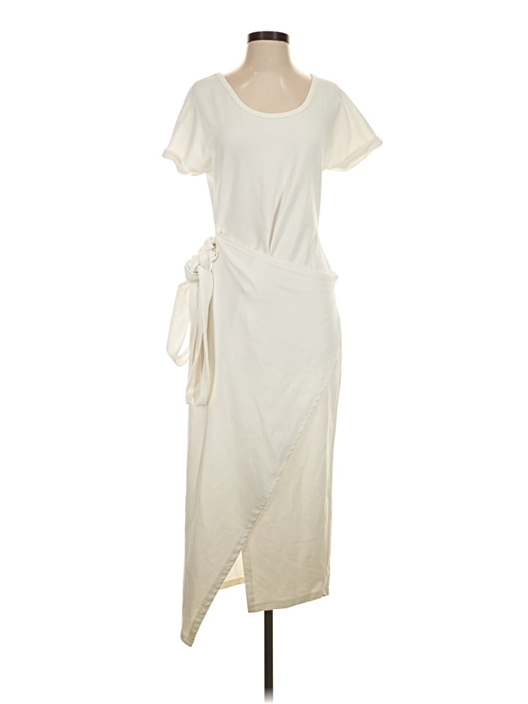 Pre-owned Never Fully Dressed Casual Dress In Ivory
