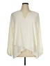 Grace Elements 100% Polyester Ivory Long Sleeve Blouse Size XL - photo 1