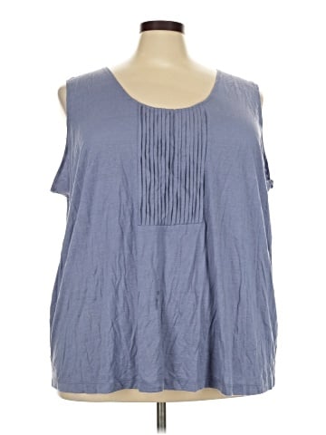 Ulla Popken Sleeveless Blouse (view 1)