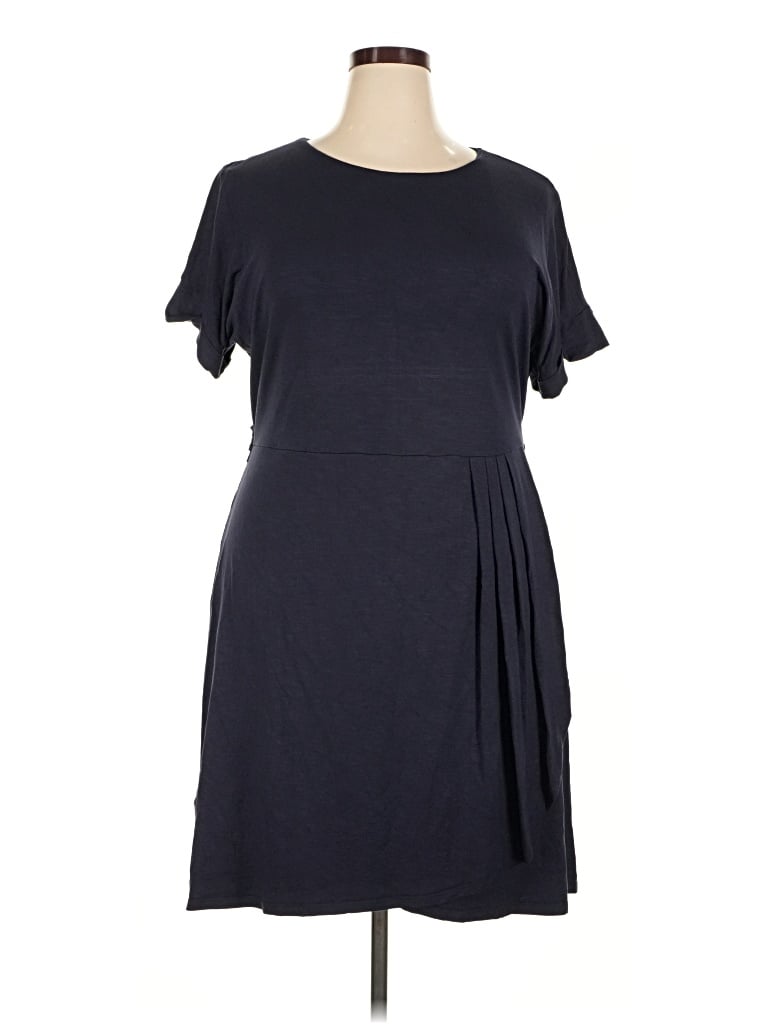 Pre-owned Chaps Casual Dress In Blue