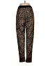 Zara Basic Animal Print Brown Casual Pants Size S - photo 2