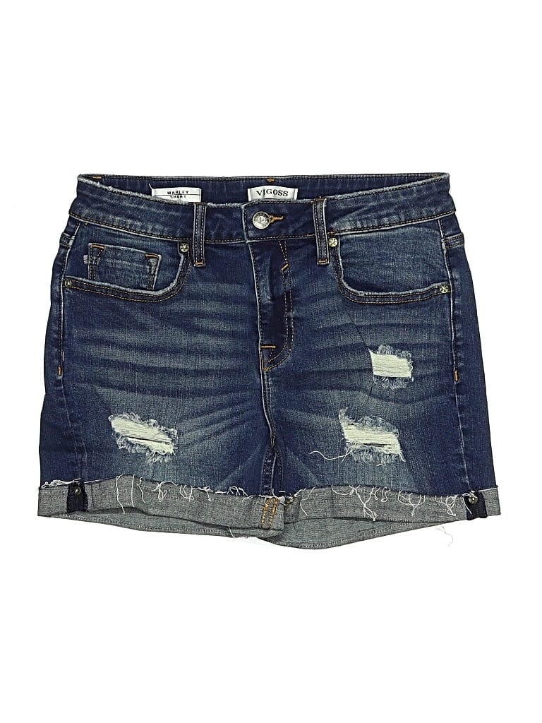 Pre-owned Vigoss Denim Shorts In Blue
