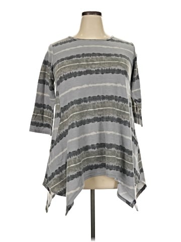 Hot Ginger 3/4 Sleeve Top (view 1)