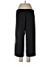Zara Basic 100% Polyester Graphic Black Casual Pants Size L - photo 2