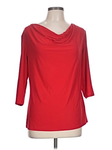 Ashley Blue 3/4 Sleeve Top (view 1)