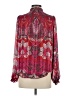 Maison d' Amelie Red Long Sleeve Blouse Size S - photo 2