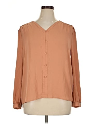 Chelsea & Theodore Long Sleeve Blouse (view 1)