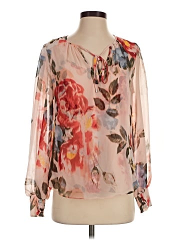 White House Black Market 3/4 Sleeve Blouse (view 1)