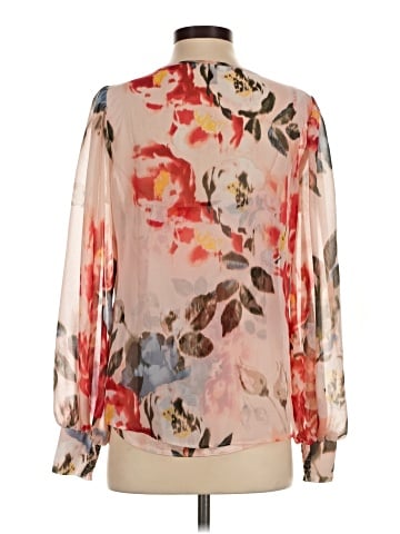 White House Black Market 3/4 Sleeve Blouse (view 2)