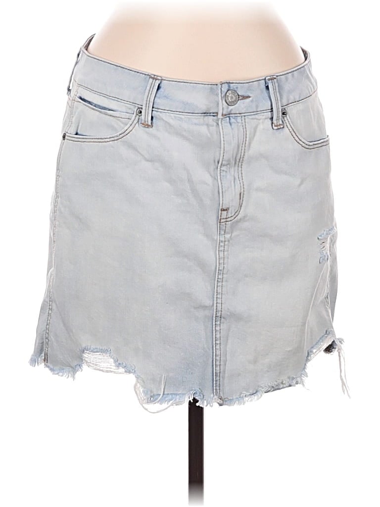 Pre-owned Mudd Denim Skirt In Blue