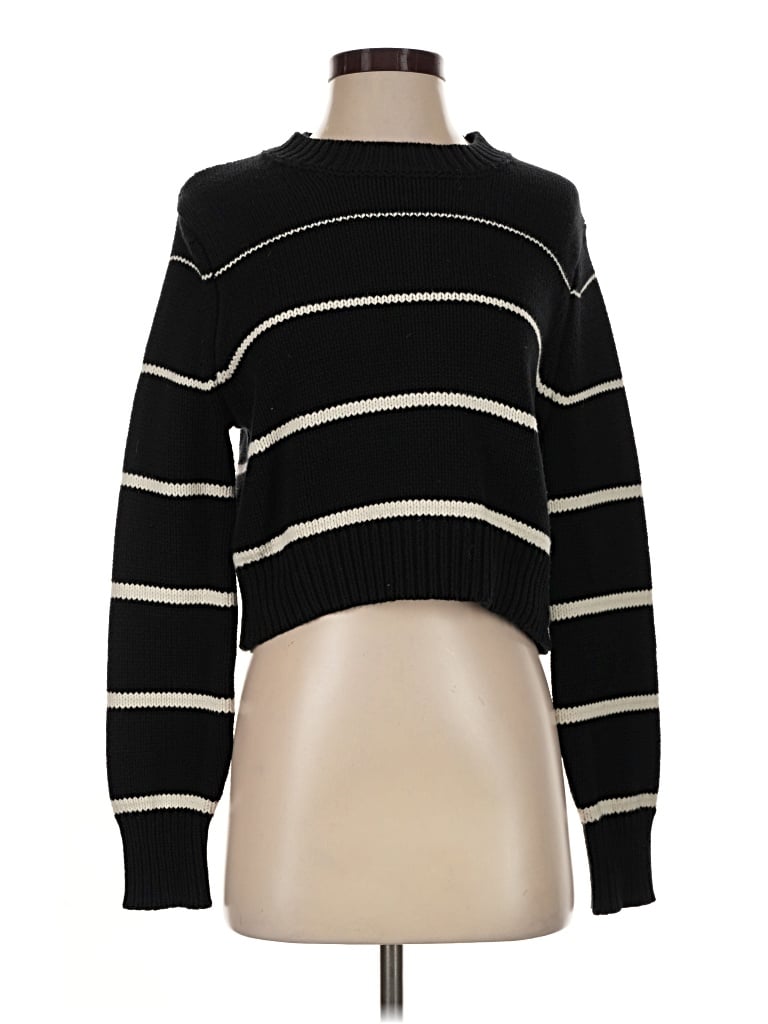 Pre-owned Z Supply Pullover Sweater In Black